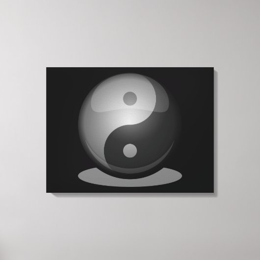 Yin yang canvas afdruk (Voorkant)