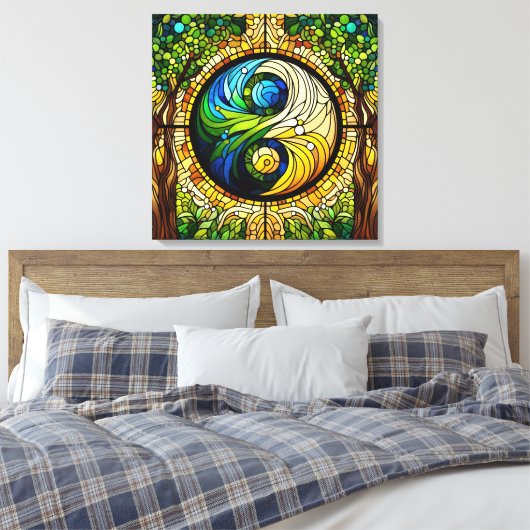 Yin Yang Canvas Kunst (Insitu (Slaapkamer))