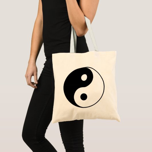 Yin Yang Canvas tas (Voorkant (product))