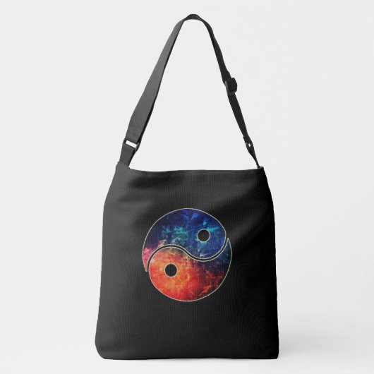 Yin Yang Canvas tas (Achterkant)