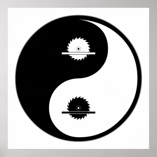 Yin Yang Carpentry Poster (Voorkant)