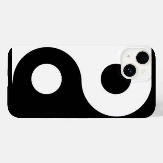 Yin Yang Case-Mate iPhone Case (Achterkant (horizontaal))