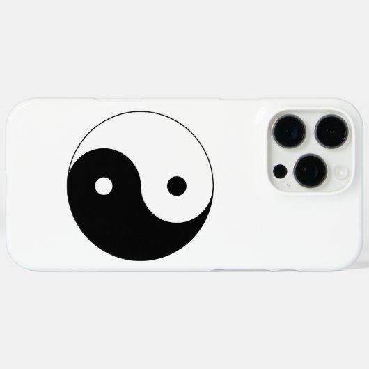 Yin Yang Case-Mate iPhone Case (Achterkant (horizontaal))