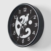 Yin Yang Cat Black en White Novelty (Hoek)