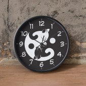 Yin Yang Cat Black en White Novelty