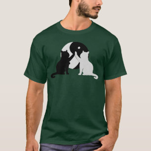 Yin Yang Cat Funny Cat Lover vintage T-shirt