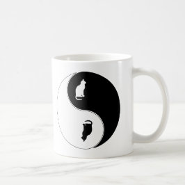 Yin Yang Cat Koffiemok
