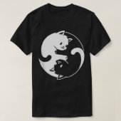 Yin Yang Cat Shirt I Love Cats Gift for Cat Lover (Design voorkant)