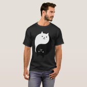 Yin Yang Cats 1 T-shirt (Voorkant volledig)