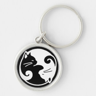 Yin Yang Cats Classy Sleutelhanger