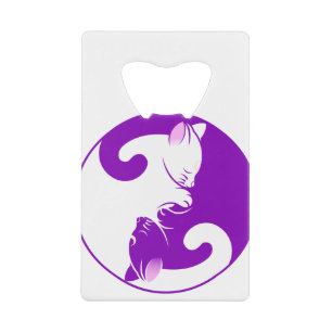 Yin Yang Cats Creditkaart Flessenopener