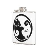 Yin Yang Cats Flask Heupfles (Links)