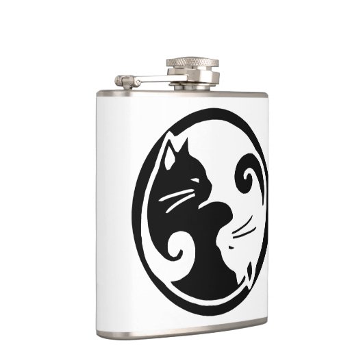 Yin Yang Cats Flask Heupfles (Rechts)