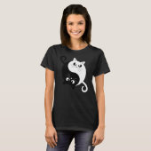 Yin Yang Cats Funny Cute Kittens Ying Yang T-shirt (Voorkant volledig)
