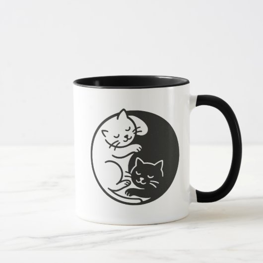 Yin Yang Cats Mok (Rechts)