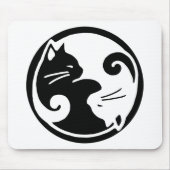 Yin Yang Cats Muismat (Voorkant)