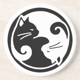 Yin Yang Cats Onderzetter