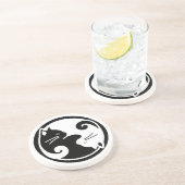 Yin Yang Cats Onderzetter (Zijkant)