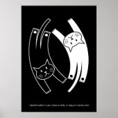 Yin & Yang Cats Poster (Engels) (Voorkant)