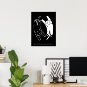 Yin & Yang Cats Poster (Engels) (Thuiskantoor)
