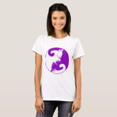 Yin Yang Cats T-shirt (Voorkant volledig)