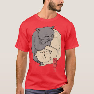 Yin Yang Cats T-shirt