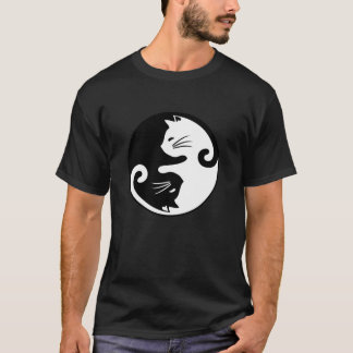 Yin yang cats t-shirt