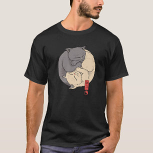 Yin Yang Cats T-shirt