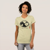Yin Yang Cats | Tao van Meow Organic T-Shirt (Voorkant volledig)