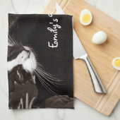 Yin Yang Cats Theedoek (Quarter Fold)