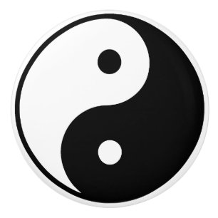 Yin Yang Ceramic Drawer Keramische Knop