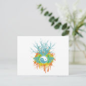 Yin Yang Chaos Briefkaart (Staand voorkant)