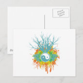 Yin Yang Chaos Briefkaart (Voorkant / Achterkant)