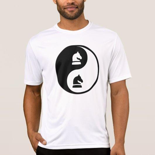 Yin Yang Chess T-shirt (Voorkant)