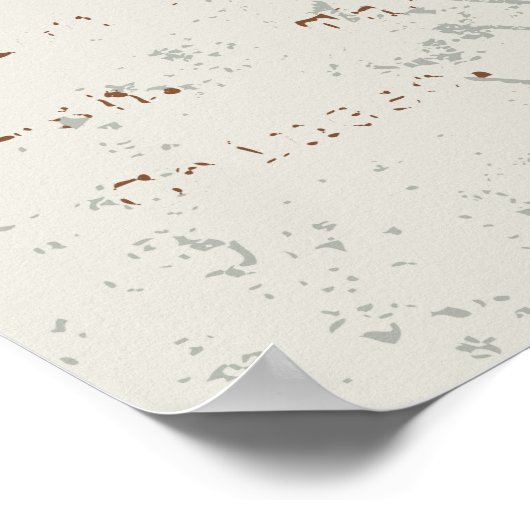 Yin yang Chinees symbool en draak Poster (Hoek)