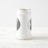 Yin Yang Chinese Dragon Stein Bierpul (Center)