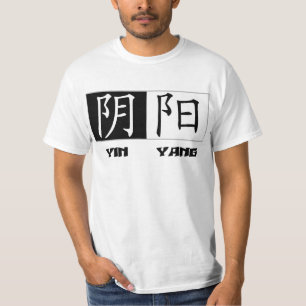 Yin Yang Chinese Symbols T-Shirt