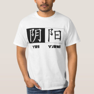 Yin Yang Chinese Symbols T-Shirt