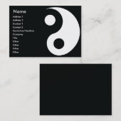 Yin Yang - Chubby Visitekaartje (Voorkant / Achterkant)
