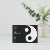 Yin Yang - Chubby Visitekaartje (Staand voorkant)