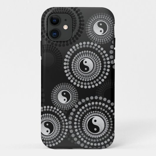 Yin Yang-cirkels van balans op maat Case-Mate iPhone Case (Achterkant)