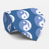 Yin & Yang Climber (blauw) Stropdas (Opgerold)