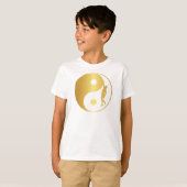 Yin & Yang Climber (goud) T-shirt (Voorkant volledig)
