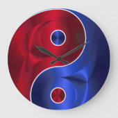 YIN YANG CLOCK GROTE KLOK (Voorkant)