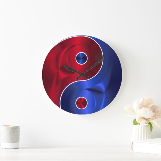 YIN YANG CLOCK GROTE KLOK (Huis)