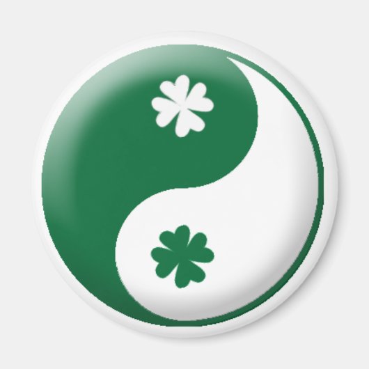 Yin·Yang Clover Magneet (Voorkant)
