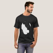 Yin Yang Cocker Spaniel Funny Dog Symbol Zen T- T-shirt (Voorkant volledig)