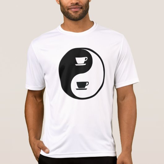 Yin Yang Coffee T-shirt (Voorkant)