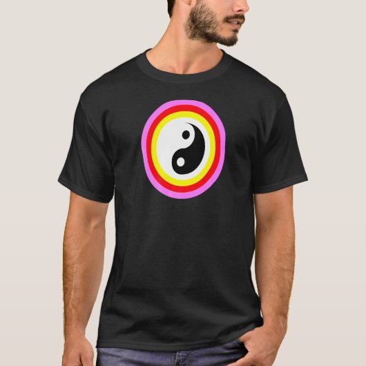 Yin Yang Color Block T-shirt (Voorkant)