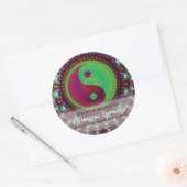 Yin Yang Colorama Bookplate Sticker (Envelop)